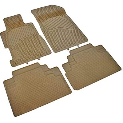 akhan-tuning FM-0602 Jeu de tapis de sol en caoutchouc Civic VII, VIII 2002-2012 Beige akhan-tuning FM-0602 Jeu de tapis de sol en caoutchouc Civic VII, VIII 2002-2012 Beige