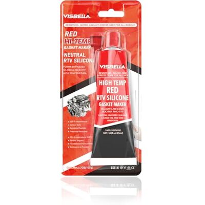 Visbella Neutral RTV Joint électrique huile et eau antigel flexible en silicone pour la réparation de moteurs à haute température (rouge) Visbella Neutral RTV Joint électrique huile et eau antigel flexible en silicone pour la réparation de moteurs à haute température (rouge)