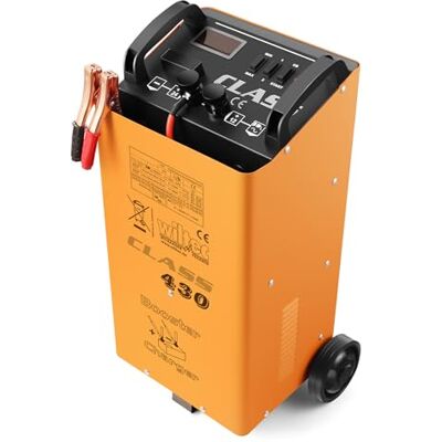 WilTec Chargeur de Batterie Boost 430 12 V et 24 V Pour Moto, Voiture, Auto, Véhicule, Chantier Chargement Rapide et de Maintien WilTec Chargeur de Batterie Boost 430 12 V et 24 V Pour Moto, Voiture, Auto, Véhicule, Chantier Chargement Rapide et de Maintien