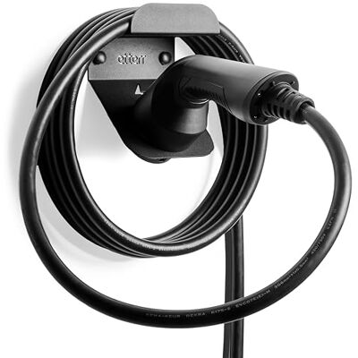 etterr Support de chargeur d'voiture électrique, crochet mural, tuyau, chargeur de batteries, organisateur de câbles, accessoires de voiture, accessoires de moto (Noir) etterr Support de chargeur d'voiture électrique, crochet mural, tuyau, chargeur de batteries, organisateur de câbles, accessoires de voiture, accessoires de moto (Noir)