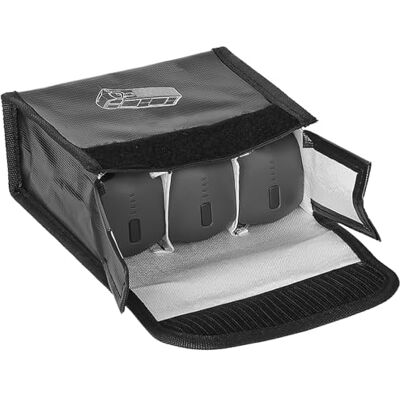 Uqezagpa Sac de transport portable pour batterie Étui de protection pour accessoires Uqezagpa Sac de transport portable pour batterie Étui de protection pour accessoires