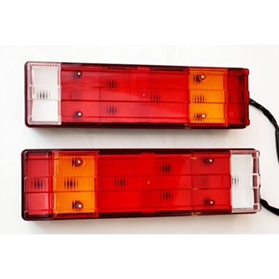 24/7 AUTO Lot de 2 feux arrière de récupération pour châssis, camping-car, remorque, caravane 24/7 AUTO Lot de 2 feux arrière de récupération pour châssis, camping-car, remorque, caravane