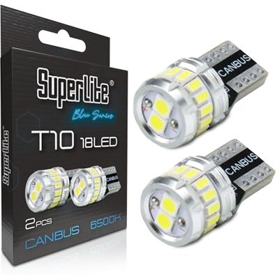 Superlite T10 18 LED Blanc Canbus - Lampe de position Superlite T10 18 LED Blanc Canbus - Lampe de position