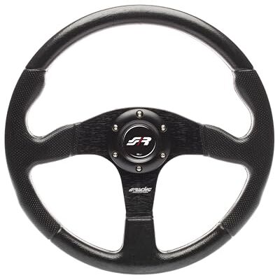 Simoni Racing Volant Universel Match PU Noir Diamètre 350mm Simoni Racing Volant Universel Match PU Noir Diamètre 350mm
