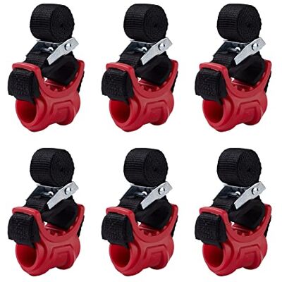 Blueshyhall Lot de 6 crochets de rechange pour porte-vélos de voiture, bande de maintien pour porte-vélos, porte-vélos, accessoires d'attelage de remorque (C) Blueshyhall Lot de 6 crochets de rechange pour porte-vélos de voiture, bande de maintien pour porte-vélos, porte-vélos, accessoires d'attelage de remorque (C)