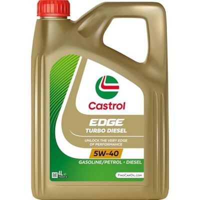 Castrol EDGE Turbo Diesel Huile Moteur 5W-40 4L (Etiquette anglaise) Castrol EDGE Turbo Diesel Huile Moteur 5W-40 4L (Etiquette anglaise)