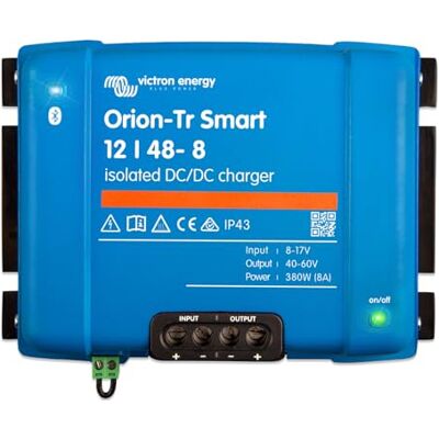 Victron Energy Orion-Tr Smart 12/48-Volt 8 A 380 W CC-CC Chargeur Isolé (Bluetooth) Victron Energy Orion-Tr Smart 12/48-Volt 8 A 380 W CC-CC Chargeur Isolé (Bluetooth)