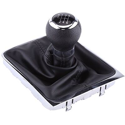 Miyinla Fydun Kit Couvercle de Soufflet de Pommeau de Levier de Vitesses#Vitesses Manuel Noir en Cuir Couverture d'Antipoussière Couvre-bottes Etanche pour Passat B6 2005-2012 Miyinla Fydun Kit Couvercle de Soufflet de Pommeau de Levier de Vitesses#Vitesses Manuel Noir en Cuir Couverture d'Antipoussière Couvre-bottes Etanche pour Passat B6 2005-2012