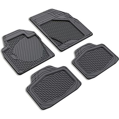 akhan-tuning FM-1005 Jeu de tapis de sol en caoutchouc Noir akhan-tuning FM-1005 Jeu de tapis de sol en caoutchouc Noir