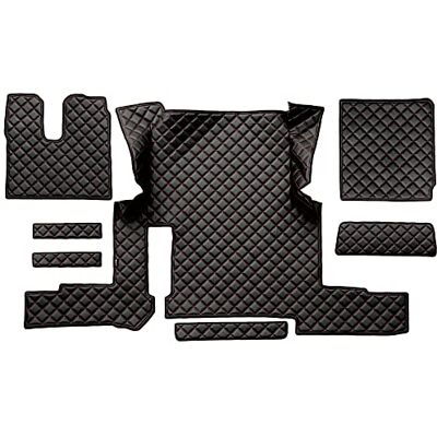 F-CORE Tapis de entierement le sol camion compatibilité pour MAN TGX 01.18-03.20 AUTOMAT 1 Tiroir NOIR/ROUGE F-CORE Tapis de entierement le sol camion compatibilité pour MAN TGX 01.18-03.20 AUTOMAT 1 Tiroir NOIR/ROUGE
