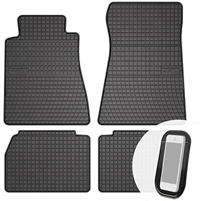 moto-MOLTICO Lot de 4 tapis de sol en caoutchouc pour Mercedes 190 W201 1982-1993 moto-MOLTICO Lot de 4 tapis de sol en caoutchouc pour Mercedes 190 W201 1982-1993