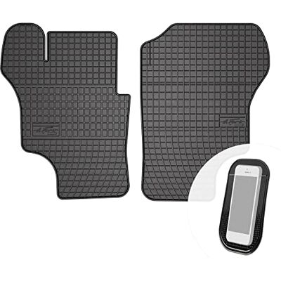 moto-MOLTICO Lot de 2 tapis de sol en caoutchouc pour voiture, pour toutes saisons, antidérapants et imperméables, convient pour VW Transporter III T3 1979-1991 moto-MOLTICO Lot de 2 tapis de sol en caoutchouc pour voiture, pour toutes saisons, antidérapants et imperméables, convient pour VW Transporter III T3 1979-1991