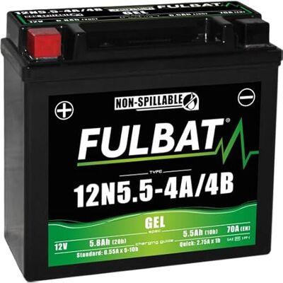 Batterie Gel Fulbat - 12N5.5-4A - Batterie Batterie Gel Fulbat - 12N5.5-4A - Batterie
