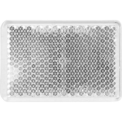 OROK Catadioptre rectangulaire adhésif/Réflecteur rectangulaire, cataphote Coloris : Blanc Dimensions : 57x39mm Forme : Rectangulaire 1 pièce Accessoires universels pour remorque OROK Catadioptre rectangulaire adhésif/Réflecteur rectangulaire, cataphote Coloris : Blanc Dimensions : 57x39mm Forme : Rectangulaire 1 pièce Accessoires universels pour remorque