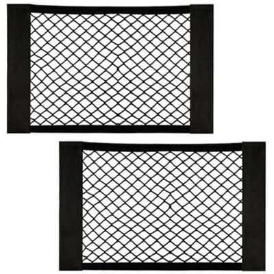 Einesin Filet Coffre Voiture, Filet de Rangement de Coffre, Bouteilles, épicerie, Rangement Ajouter sur Les organisateurs pour Le Camion de Voiture (40x25cm(Pack de 2)) Einesin Filet Coffre Voiture, Filet de Rangement de Coffre, Bouteilles, épicerie, Rangement Ajouter sur Les organisateurs pour Le Camion de Voiture (40x25cm(Pack de 2))