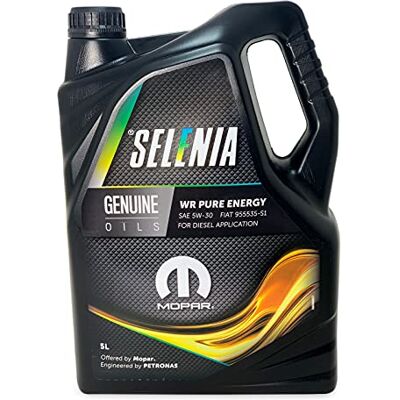 SELENIA WR 5W30 Bidon de 5 litres d'huile lubrifiante pour moteur de voiture ACFLWR5W305L SELENIA WR 5W30 Bidon de 5 litres d'huile lubrifiante pour moteur de voiture ACFLWR5W305L