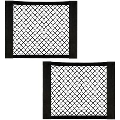 Einesin Filet Coffre Voiture, Filet de Rangement de Coffre, Bouteilles, épicerie, Rangement Ajouter sur Les organisateurs pour Le Camion de Voiture (30x25cm(Pack de 2)) Einesin Filet Coffre Voiture, Filet de Rangement de Coffre, Bouteilles, épicerie, Rangement Ajouter sur Les organisateurs pour Le Camion de Voiture (30x25cm(Pack de 2))