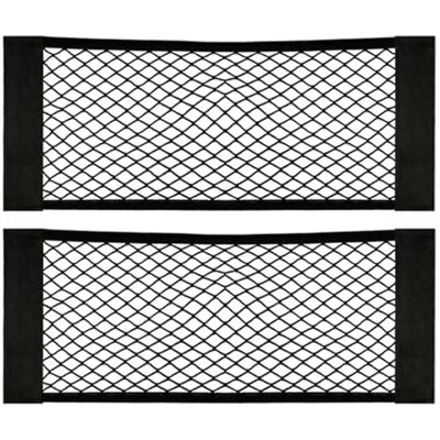 Einesin Filet Coffre Voiture, Filet de Rangement de Coffre, Bouteilles, épicerie, Rangement Ajouter sur Les organisateurs pour Le Camion de Voiture (60x25cm(Pack de 2)) Einesin Filet Coffre Voiture, Filet de Rangement de Coffre, Bouteilles, épicerie, Rangement Ajouter sur Les organisateurs pour Le Camion de Voiture (60x25cm(Pack de 2))