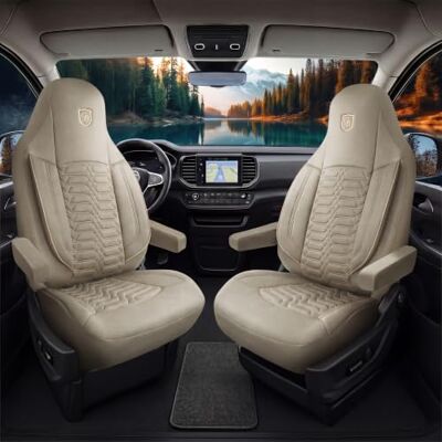 GIOVANNI BUTTI Housses de siège de camping-car compatibles avec Fiat Ducato, Citroën Jumper, Peugeot Boxer – Ensemble de housses en tissu Lacoste pour sièges pilote, conducteur et passager GIOVANNI BUTTI Housses de siège de camping-car compatibles avec Fiat Ducato, Citroën Jumper, Peugeot Boxer – Ensemble de housses en tissu Lacoste pour sièges pilote, conducteur et passager