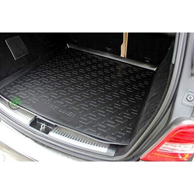 J&J AUTOMOTIVE Tapis De Coffre Caoutchouc Premium Compatible Avec Mercedes ML-Klasse W164 2005-2011, Protection pour Le Transport, Bord Haut, Antidérapant, Inodore, Toutes Saisons J&J AUTOMOTIVE Tapis De Coffre Caoutchouc Premium Compatible Avec Mercedes ML-Klasse W164 2005-2011, Protection pour Le Transport, Bord Haut, Antidérapant, Inodore, Toutes Saisons