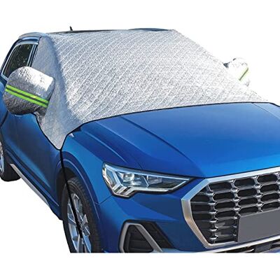 ALLILUYAA Protecteur de Pare-Brise de Voiture, Protège Pare Brise Hiver, Couverture Pare-Brise de Voiture Universelle Imperméable, Antineige, Antigel, Protection Solaire, Pare-poussière, 248 * 148CM ALLILUYAA Protecteur de Pare-Brise de Voiture, Protège Pare Brise Hiver, Couverture Pare-Brise de Voiture Universelle Imperméable, Antineige, Antigel, Protection Solaire, Pare-poussière, 248 * 148CM