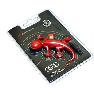 Audi 000087009B Diffuseur de Parfum en Forme de Gecko, Parfum Floral Rouge Audi 000087009B Diffuseur de Parfum en Forme de Gecko, Parfum Floral Rouge