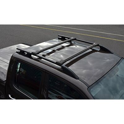 ALVM Parts & Accessories Ensemble de rails transversaux noirs pour barres latérales de toit Amarok (2010-2021) ALVM Parts & Accessories Ensemble de rails transversaux noirs pour barres latérales de toit Amarok (2010-2021)