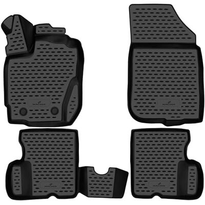 Walser XTR Tapis de sol en caoutchouc pour Dacia Duster (HS) 2015-2018, 100 % ajusté, robuste universel, tapis de voiture en caoutchouc Walser XTR Tapis de sol en caoutchouc pour Dacia Duster (HS) 2015-2018, 100 % ajusté, robuste universel, tapis de voiture en caoutchouc