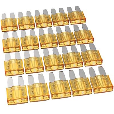 AUPROTEC Micro 2 Fusibles à lame MikrOTO II 5A 30A fusible enfichable d'automobile choix : 5A ampère châtain, 20 pcs AUPROTEC Micro 2 Fusibles à lame MikrOTO II 5A 30A fusible enfichable d'automobile choix : 5A ampère châtain, 20 pcs