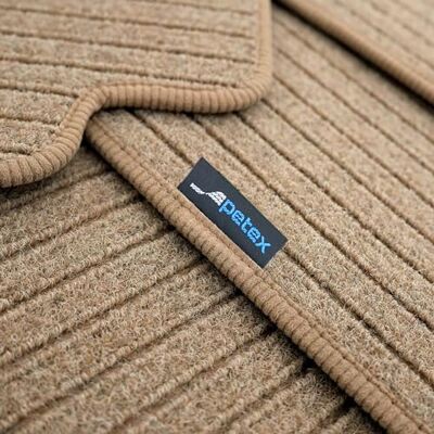 Petex Tapis de voiture Jona Ajustement de qualité supérieure Avant Beige 1 pièce Petex Tapis de voiture Jona Ajustement de qualité supérieure Avant Beige 1 pièce