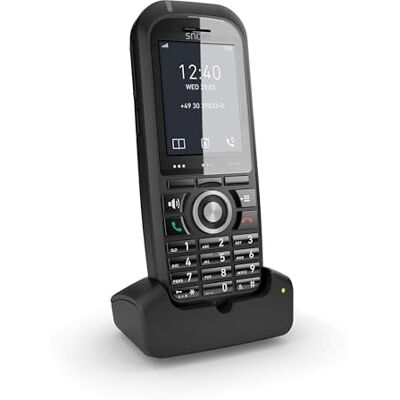 Snom M70 IP DECT combiné robuste UE/Etats-Unis, VoIP, SIP, Bluetooth, HD, touche d'alarme, les vibrations, parfait pour une utilisation en extérieur, les chutes jusqu'à 2 mètres, Noir, 00004423 Snom M70 IP DECT combiné robuste UE/Etats-Unis, VoIP, SIP, Bluetooth, HD, touche d'alarme, les vibrations, parfait pour une utilisation en extérieur, les chutes jusqu'à 2 mètres, Noir, 00004423