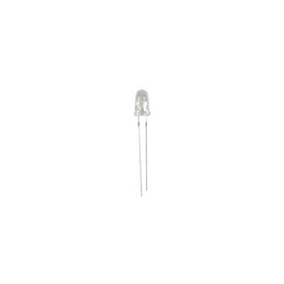 Velleman Perel 143664 Transparent LED, 5 mm, jaune Amber Velleman Perel 143664 Transparent LED, 5 mm, jaune Amber