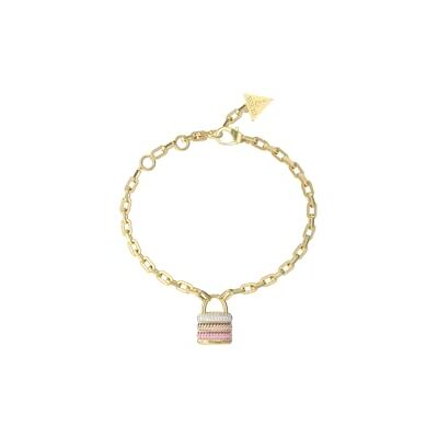 GUESS Bague pour femme 4G Ton or nacré JUBR05522JWYG GUESS Bague pour femme 4G Ton or nacré JUBR05522JWYG
