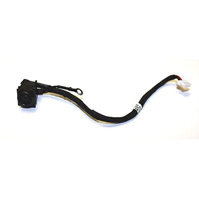 Power4Laptops Prise jack CC de rechange pour ordinateur portable avec câble compatible avec Sony Vaio VPCY21M1R/V Power4Laptops Prise jack CC de rechange pour ordinateur portable avec câble compatible avec Sony Vaio VPCY21M1R/V