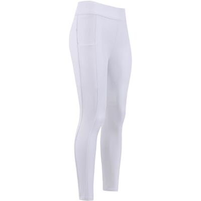 Imperial Riding IRH Basic FullGrip Legging d'équitation pour femme avec empiècement intégral en silicone, taille haute et poches pour téléphone portable Imperial Riding IRH Basic FullGrip Legging d'équitation pour femme avec empiècement intégral en silicone, taille haute et poches pour téléphone portable