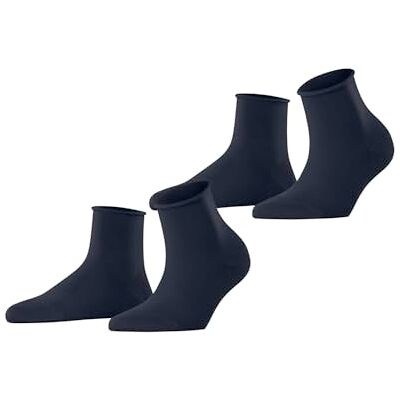 ESPRIT femme Basic Pure 2-Pack chaussettes respirantes coton renforcées bords roulés sans pression sur la jambe unies multipack 2 paires ESPRIT femme Basic Pure 2-Pack chaussettes respirantes coton renforcées bords roulés sans pression sur la jambe unies multipack 2 paires