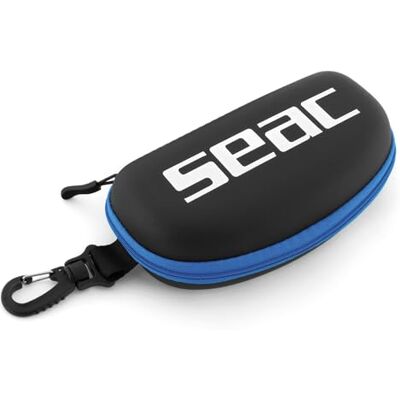 Seac Équipement de Natation - Étui à Fermeture Éclair Noir/Bleu Seac Équipement de Natation - Étui à Fermeture Éclair Noir/Bleu