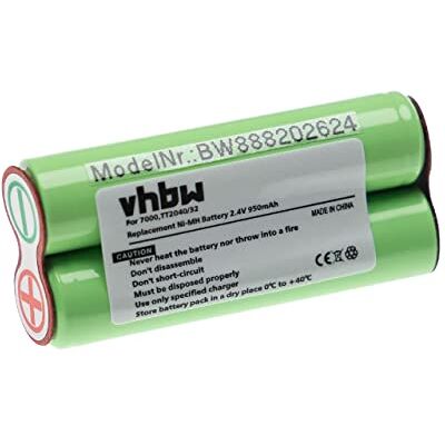 vhbw Batterie rechargeable compatible avec Philips Bodygroom BG2040/34 vhbw Batterie rechargeable compatible avec Philips Bodygroom BG2040/34