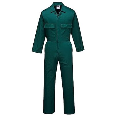 Portwest S999 Homme Euro Combinaison De Travail En Ceinture Semi-Élastiquée Vert bouteille, 2XL, UPF 40+, Ouvertures D'accès Latérales, Fermeture Pressions, 1 Poche Poitrine, Polycoton Léger Durable Portwest S999 Homme Euro Combinaison De Travail En Ceinture Semi-Élastiquée Vert bouteille, 2XL, UPF 40+, Ouvertures D'accès Latérales, Fermeture Pressions, 1 Poche Poitrine, Polycoton Léger Durable