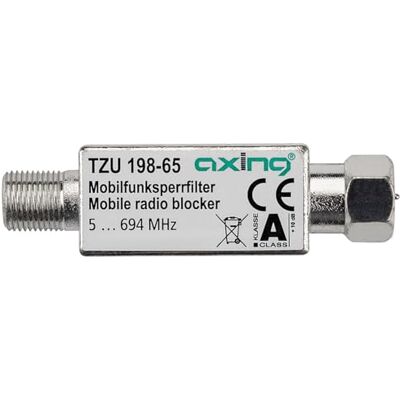 Axing TZU 198-65 Bloc de filtre bloquant pour téléphone portable 5-694 MHz Axing TZU 198-65 Bloc de filtre bloquant pour téléphone portable 5-694 MHz
