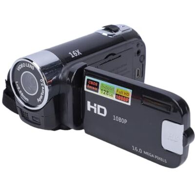 Bewinner Caméscope numérique portable Full HD Support 32G Carte 270° Rotation 1080P 16X Haute Définition Vidéo DV Caméra pour fête à la maison, pique-nique en plein air, camping (noir) Bewinner Caméscope numérique portable Full HD Support 32G Carte 270° Rotation 1080P 16X Haute Définition Vidéo DV Caméra pour fête à la maison, pique-nique en plein air, camping (noir)