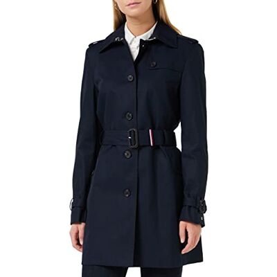 Tommy Hilfiger Heritage Single Breasted Trench Ww0ww24966 Vêtements d'extérieur Femme (lot de 1) Tommy Hilfiger Heritage Single Breasted Trench Ww0ww24966 Vêtements d'extérieur Femme (lot de 1)