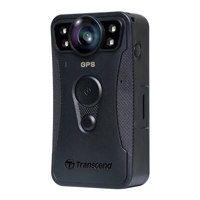Transcend Caméra de corps de police STARVIS 2 capteur IP68 résistant aux intempéries avec stabilisation d'image électrique, vision nocturne, WiFi, Bluetooth, GPS, application de la loi, 128 Go 1440p Transcend Caméra de corps de police STARVIS 2 capteur IP68 résistant aux intempéries avec stabilisation d'image électrique, vision nocturne, WiFi, Bluetooth, GPS, application de la loi, 128 Go 1440p