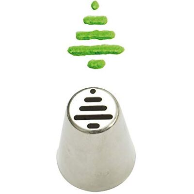Decora 0263250 Cornetto Blisterato Alberello 250, acier, argent, 2 x 2 x 5 cm, 6 unités Decora 0263250 Cornetto Blisterato Alberello 250, acier, argent, 2 x 2 x 5 cm, 6 unités
