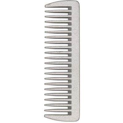 Imperial Riding IRH Peigne à crinière avec poignée, peigne en aluminium robuste avec poignée ergonomique, style crinière précise pour écurie et tournoi, argenté Imperial Riding IRH Peigne à crinière avec poignée, peigne en aluminium robuste avec poignée ergonomique, style crinière précise pour écurie et tournoi, argenté