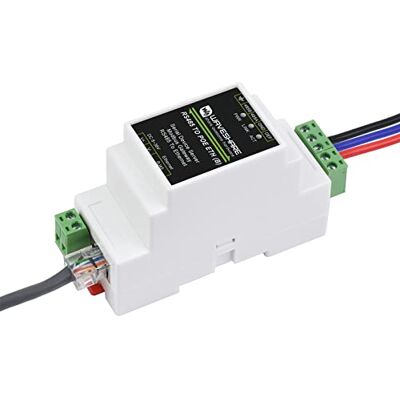Waveshare Convertisseur RS485 vers Ethernet industriel RS485 serveur série TCP/IP vers module série Modbus Gateway, prend en charge le bloc d'alimentation PoE Ethernet Port avec alimentation électrique et Waveshare Convertisseur RS485 vers Ethernet industriel RS485 serveur série TCP/IP vers module série Modbus Gateway, prend en charge le bloc d'alimentation PoE Ethernet Port avec alimentation électrique et