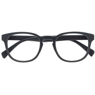 OPULIZE Lunettes de lecture pop rondes avec monture mate et charnières à ressort OPULIZE Lunettes de lecture pop rondes avec monture mate et charnières à ressort