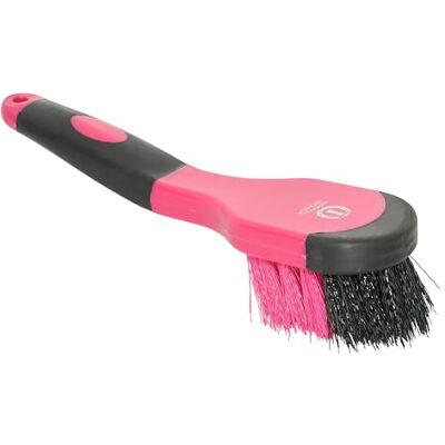 Imperial Riding IRH Grip Brosse à sabots robuste avec poils efficaces avec poignée ergonomique pour un nettoyage en profondeur des sabots Rose fluo Imperial Riding IRH Grip Brosse à sabots robuste avec poils efficaces avec poignée ergonomique pour un nettoyage en profondeur des sabots Rose fluo