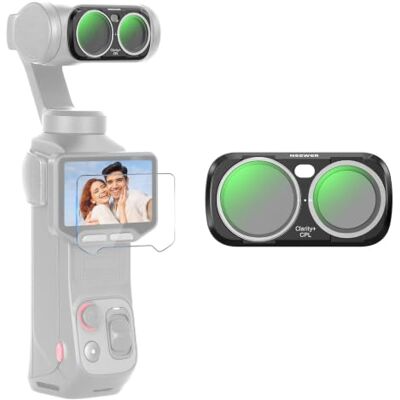 NEEWER Clarity+ Filtre CPL HD compatible avec Insta360 Luna Ultra Filtre de polarisation circulaire magnétique avec verre optique HD multicouche, cadre en métal pour une couleur améliorée et NEEWER Clarity+ Filtre CPL HD compatible avec Insta360 Luna Ultra Filtre de polarisation circulaire magnétique avec verre optique HD multicouche, cadre en métal pour une couleur améliorée et