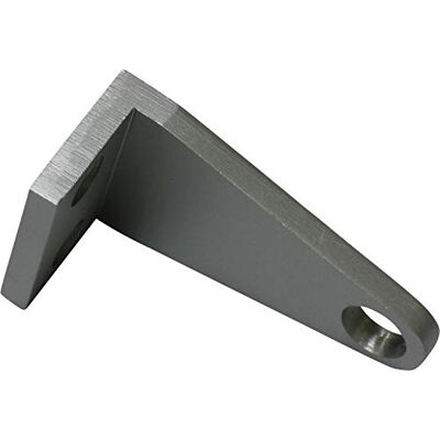 GARDINIA Support pour tringle à rideaux - 6cm gris aluminium GARDINIA Support pour tringle à rideaux - 6cm gris aluminium